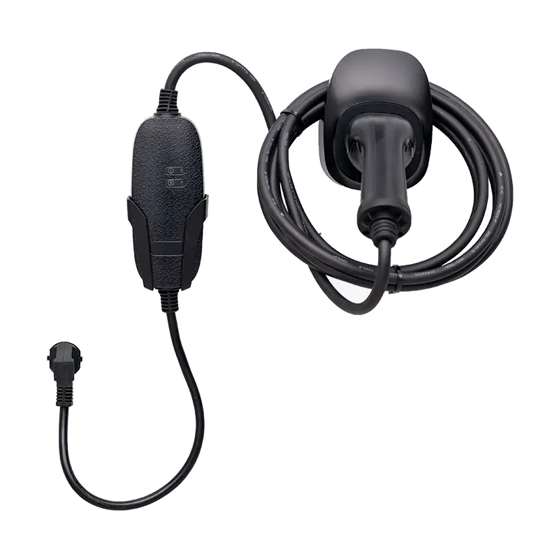 বাড়ি এবং ভ্রমণের জন্য অ্যাক্রিলিক হাউজিং সহ 3.5kW পোর্টেবল AC EV চার্জার