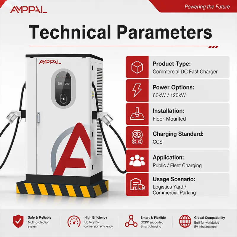 360kW High-Power DC EV Charging Station for Large Fleet Depots